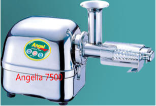 Angel juicer 5500 series Angelia 5500 from Angel juicer company manufacturing super angel angel juicer and angelia